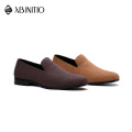 Latest Design High Quality Slip On Leather Microfiber Loafers For Men